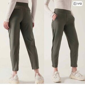 Athleta Brooklyn Ankle Pant in Mountain Olive